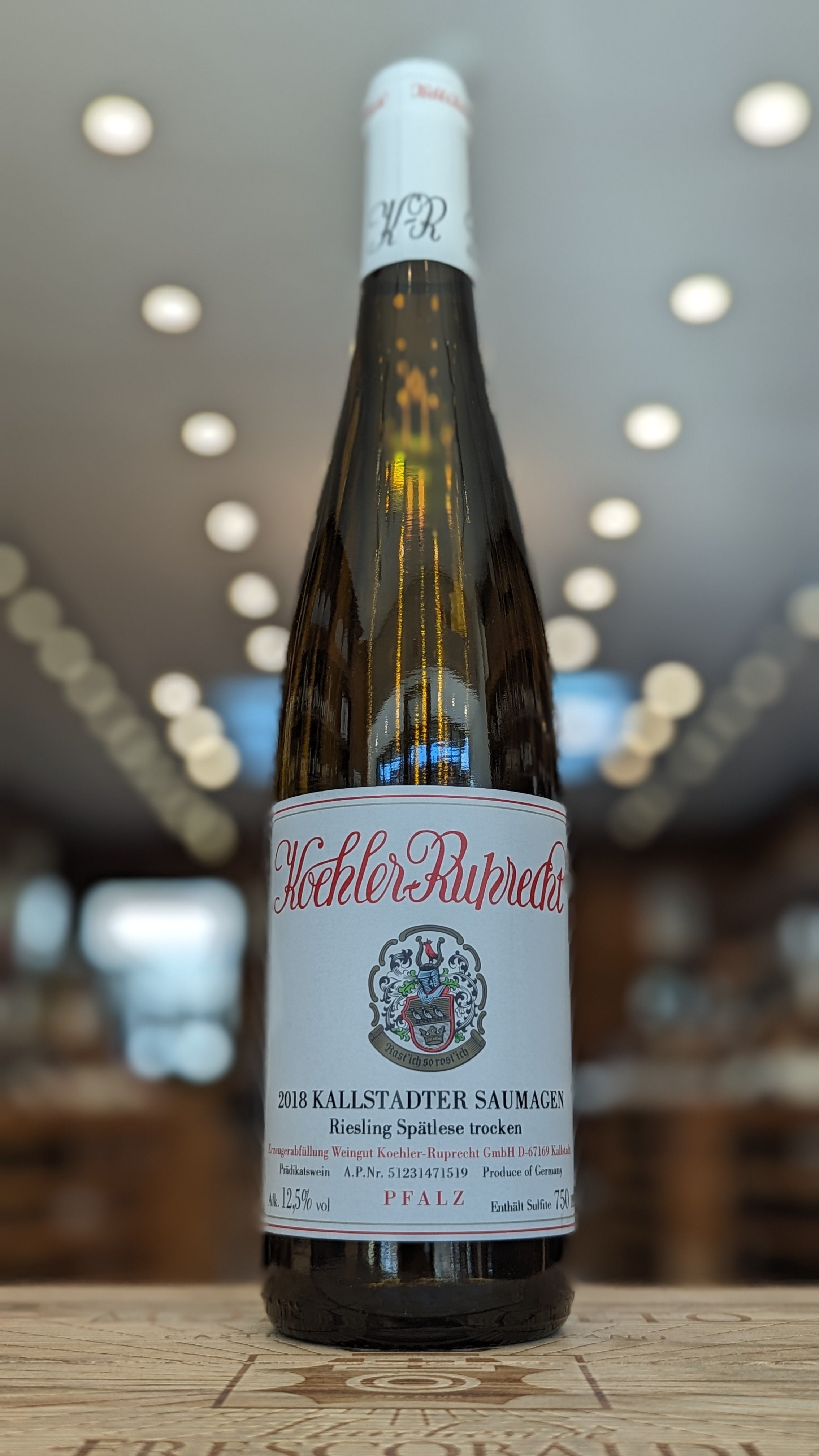 ワイン 1986 Kallstadter Kobnert Beerenauslese Koehler-Ruprecht Riesling Kallstadter Saumagen Spatlese Trocken