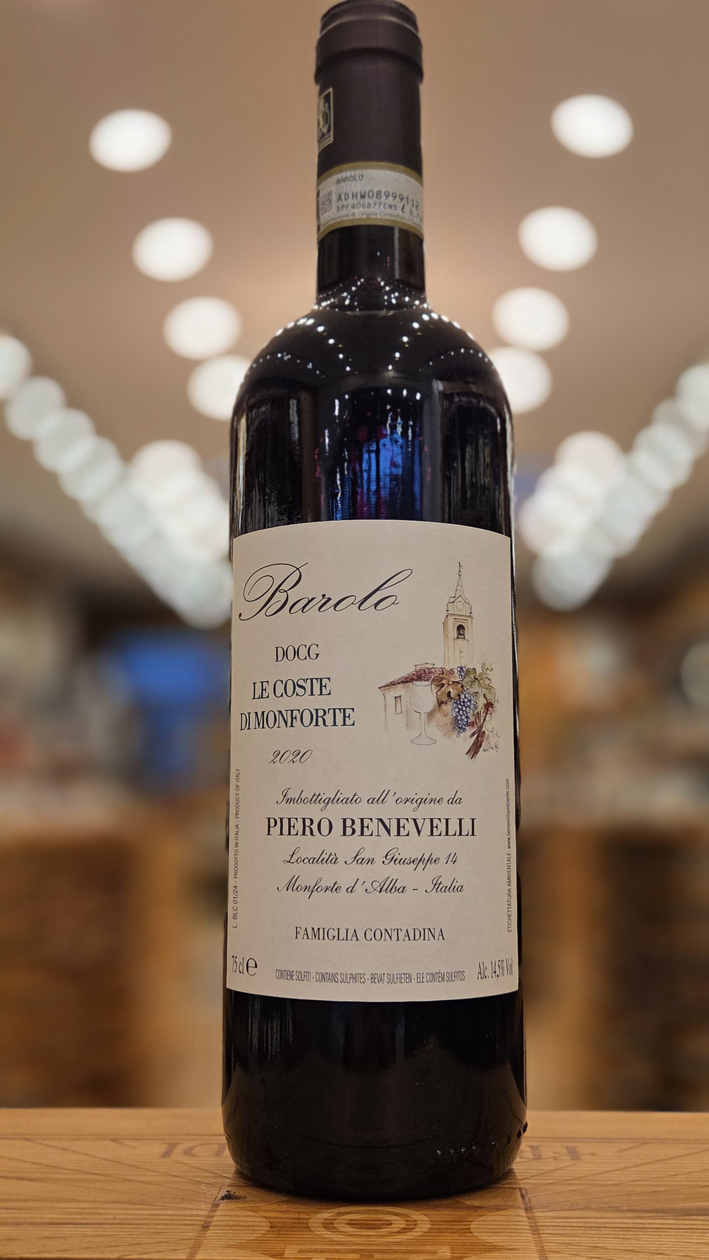 Piero Benevelli Barolo La Coste di Monforte 2020