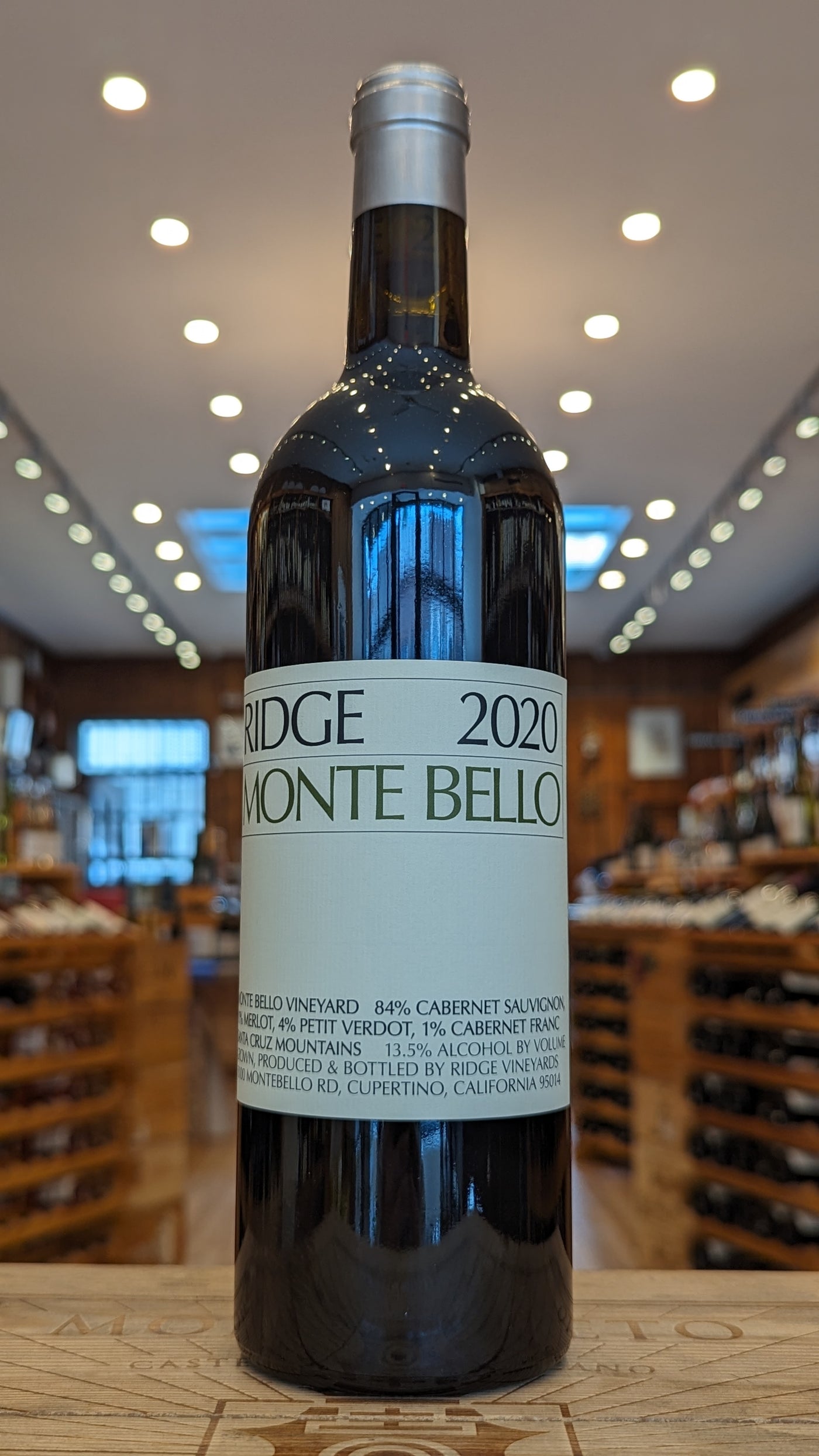 Ridge Vineyards Monte Bello Cabernet Sauvignon 2020