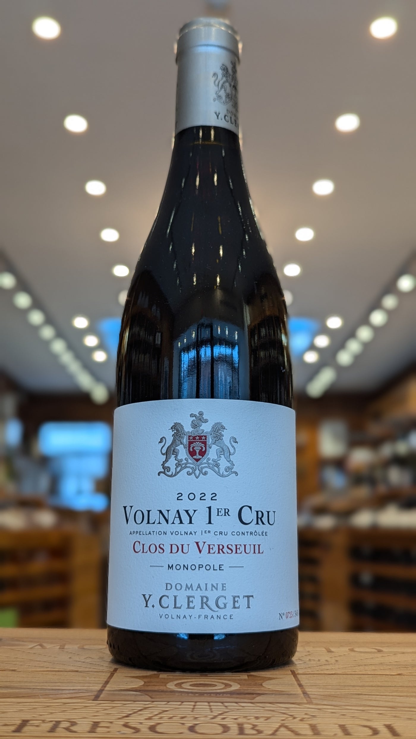 Domaine Y Clerget Clos du Verseuil Volnay 1er Cru 2022