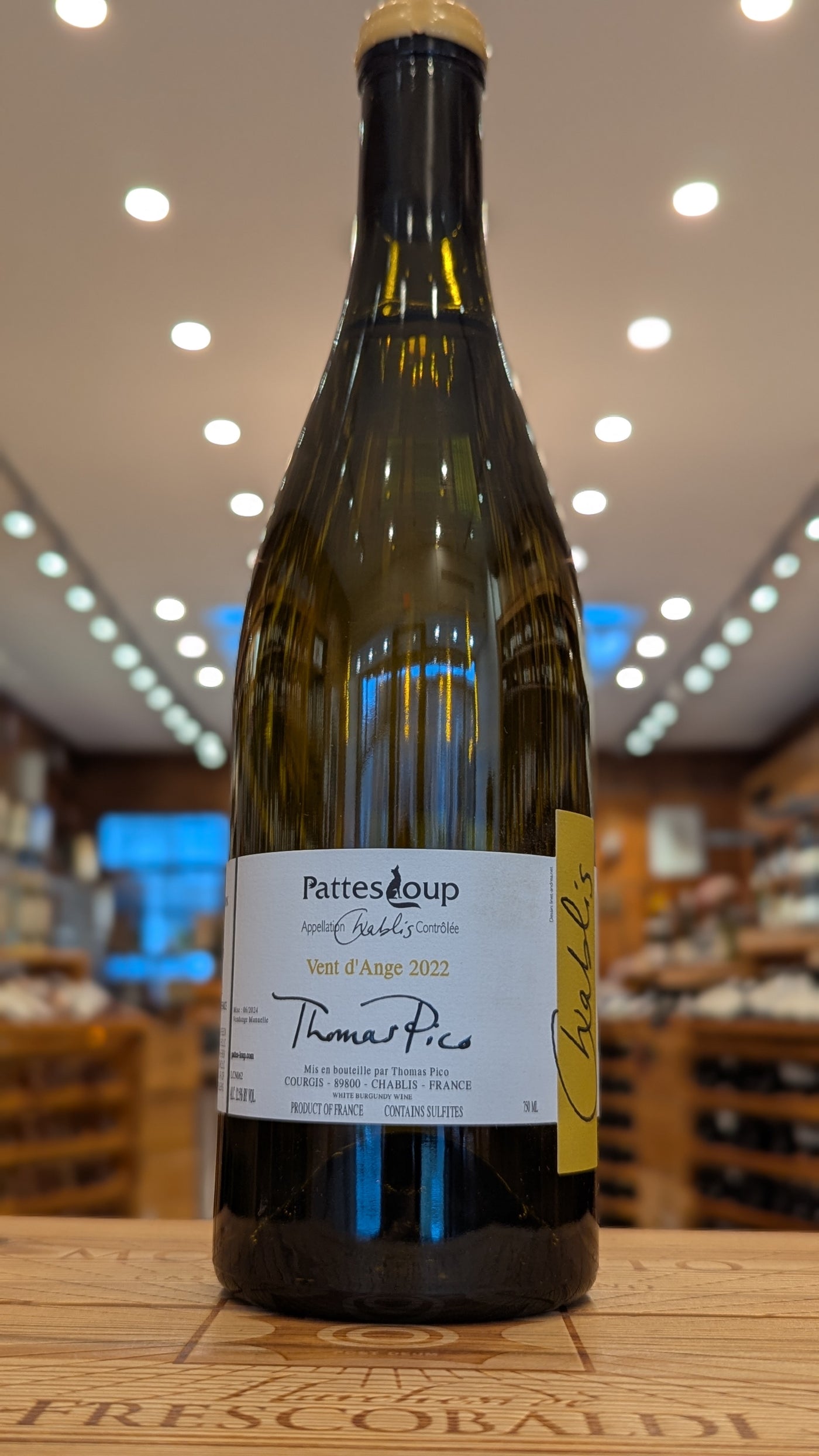 Thomas Pico Pattes Loup Vent d'Ange Chablis 2022