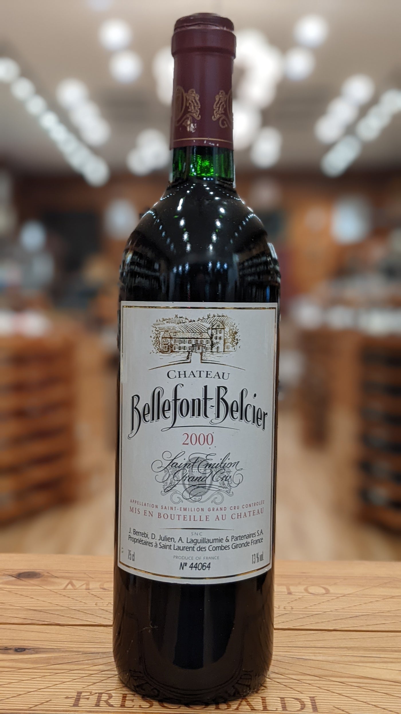 Chateau Bellefont Belcier Saint-Emilion 2000