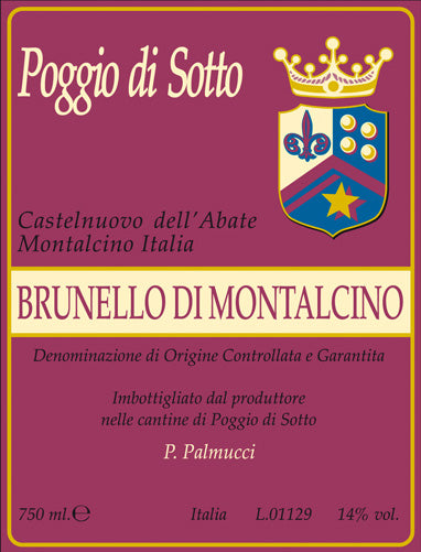 Poggio di Sotto Brunello di Montalcino 2019 1500ml [Pre-Sale]