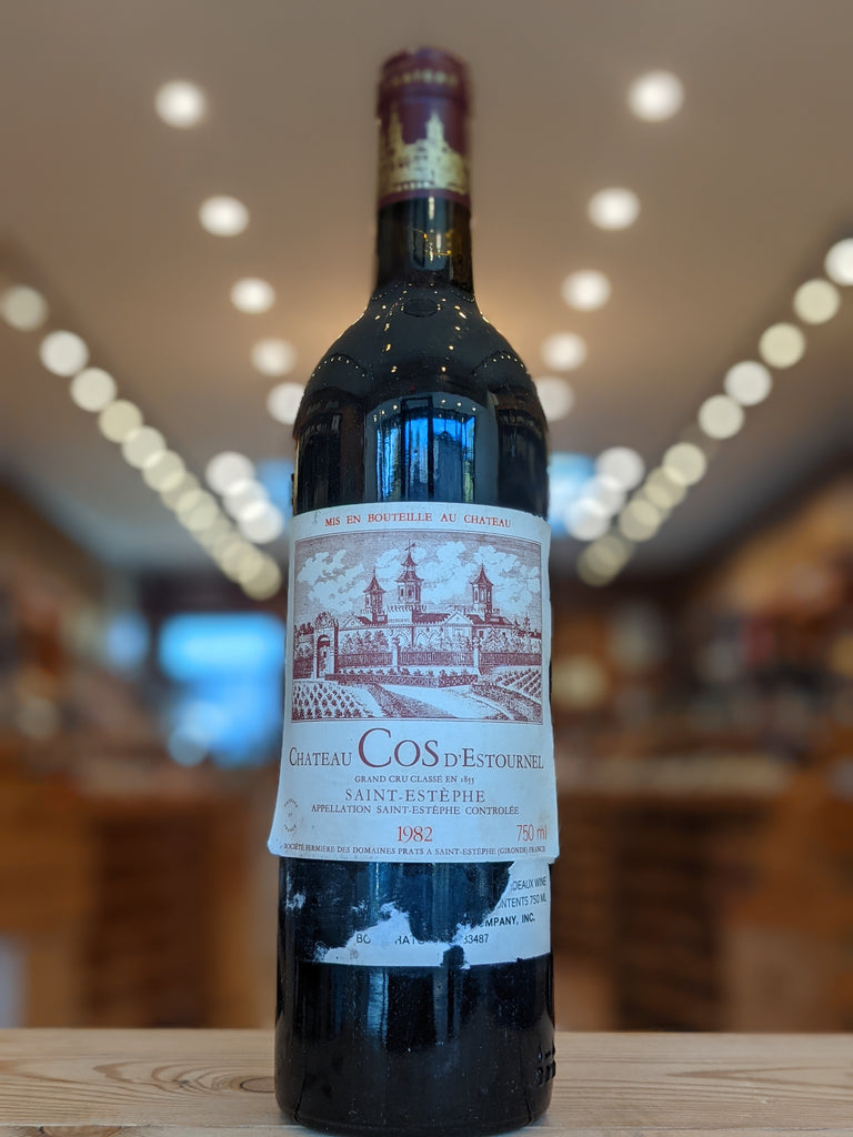 Château Cos d'Estournel 1982 1982 Château Cos d'Estournel, St. Estèphe – Wine Consigners Inc.