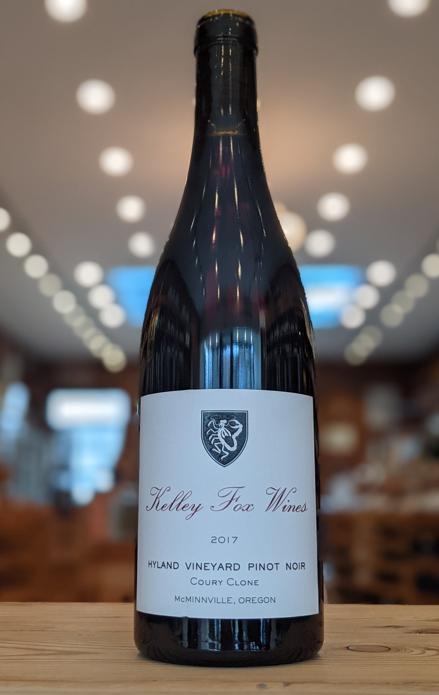 Kelley Fox Wines Hyland Vineyard Coury Clone Pinot Noir 2017