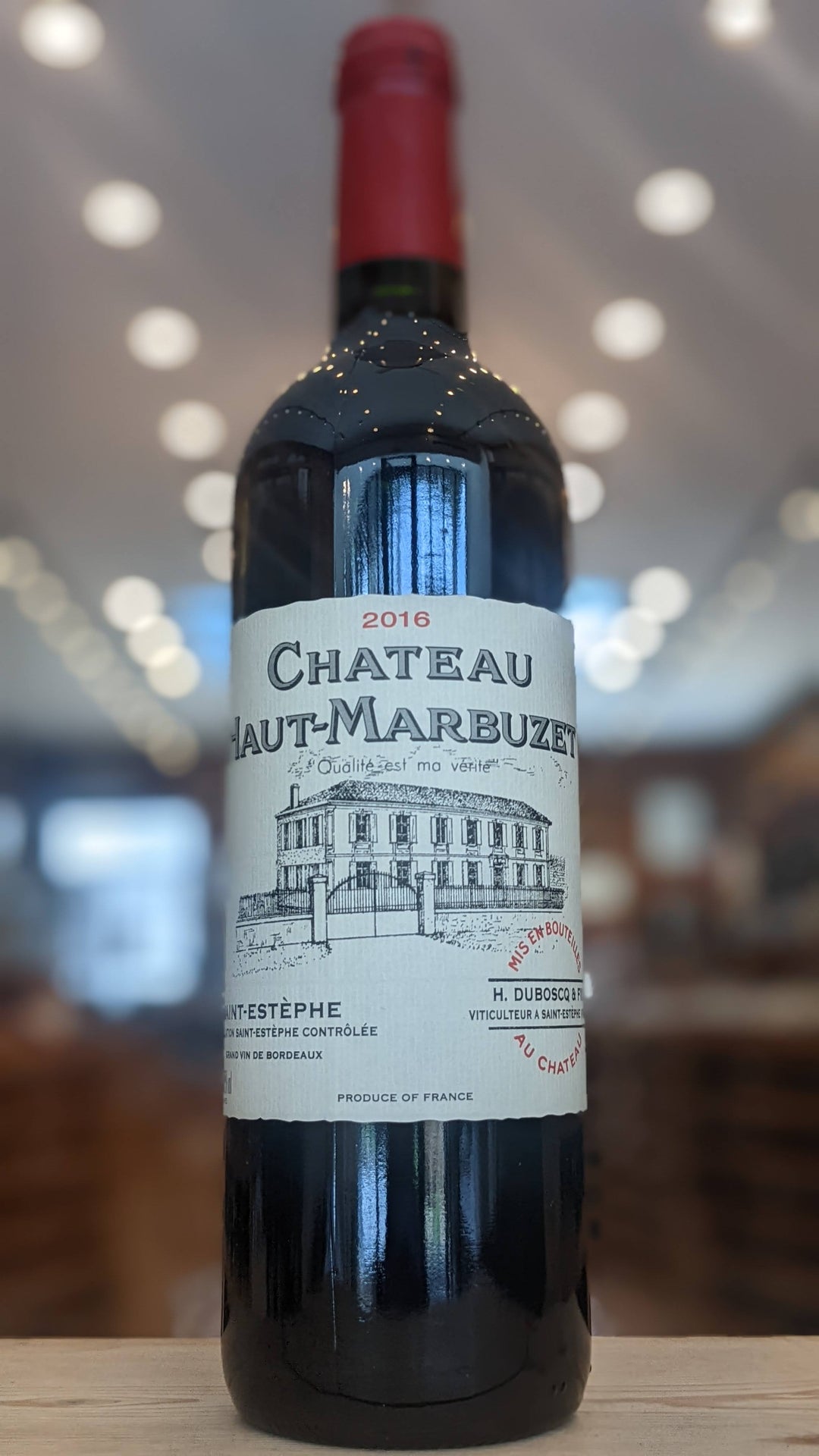 Chateau Haut-Marbuzet Saint-Estephe 2016
