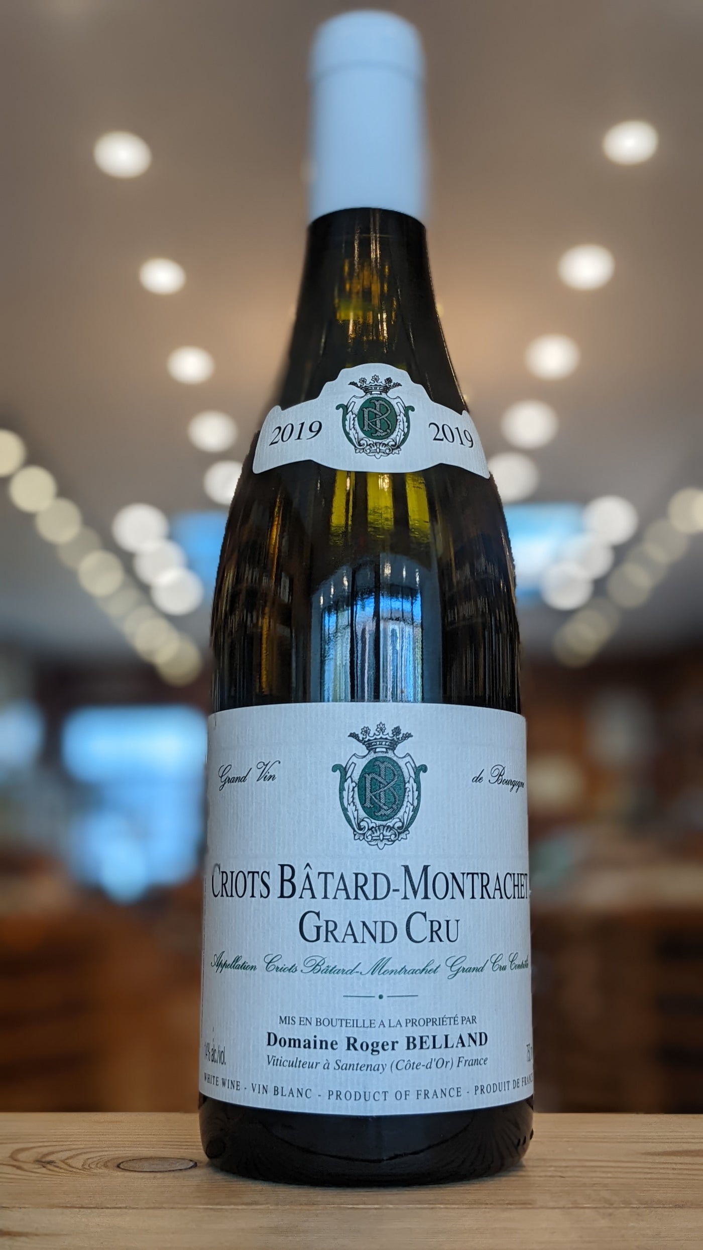 Roger Belland Criots Batard Montrachet Grand Cru 2019