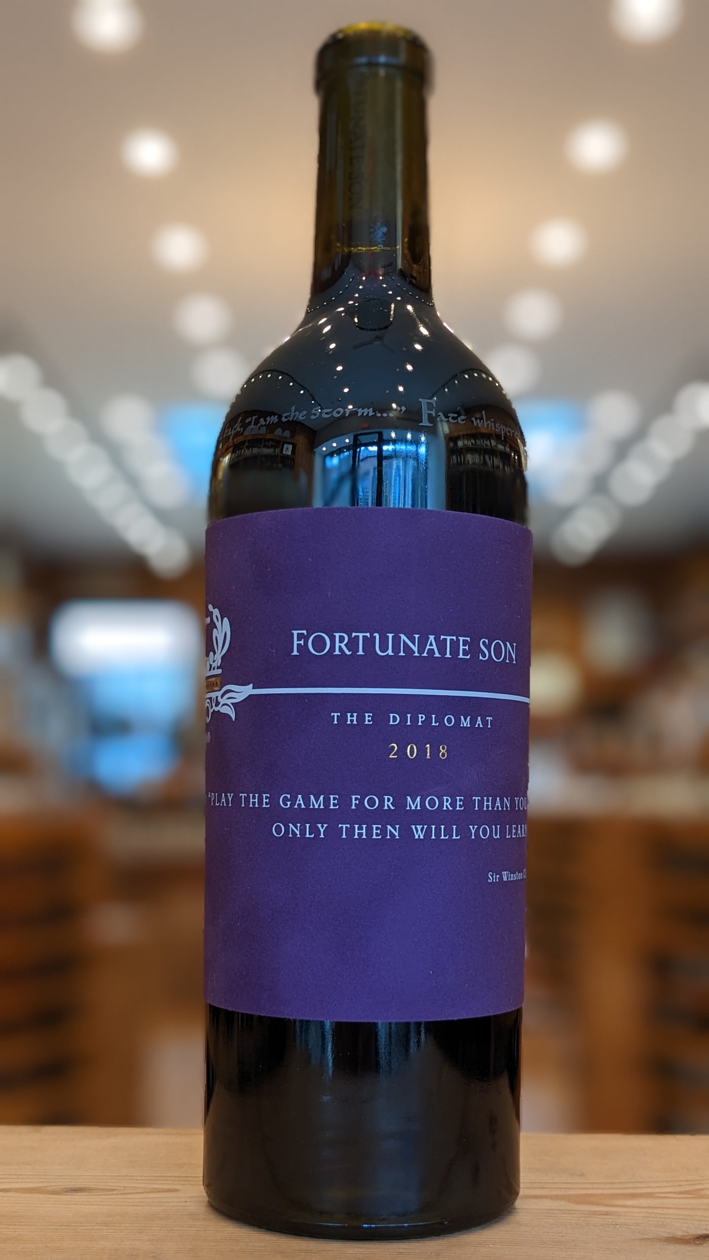 Fortunate Son The Diplomat Napa Red Blend 2018