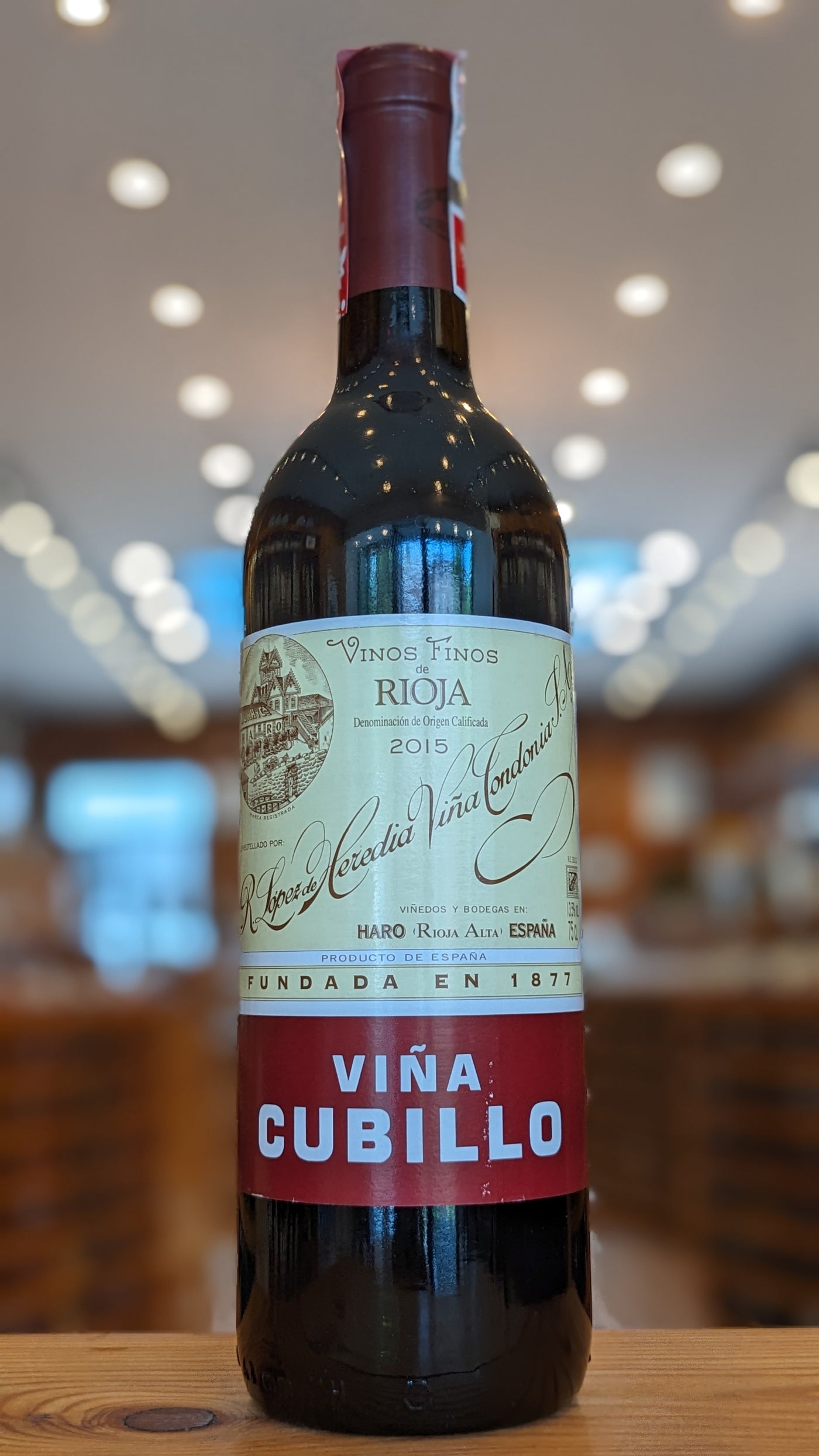 Lopez de Heredia Vina Cubillo Rioja Crianza 2015